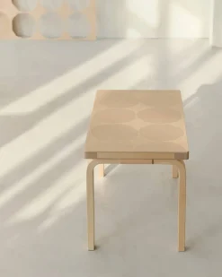 Artek + Marimekko Bench 153B Kivet bänk Björk