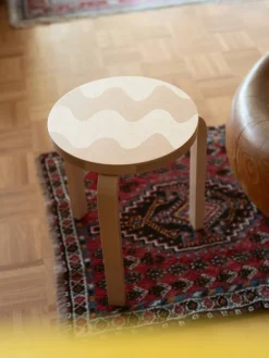 Artek + Marimekko Stool 60 Lokki pall Björk