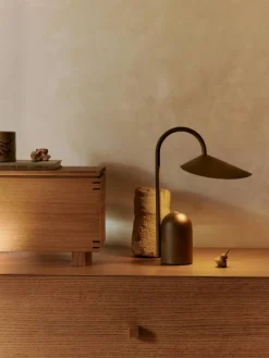 Ferm Living Arum portabel lampa Dark Chocolate
