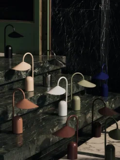Ferm Living Arum portabel lampa Stainless steel