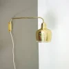 Artek A330S Golden Bell vägglampa Mässing-Vit