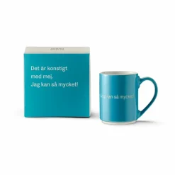 Design House Stockholm Astrid Lindgren mugg det är konstigt med mig... Svensk text
