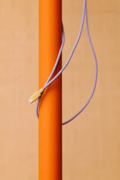 Outlet Avolt x Bauhaus-Archiv Cable 1 USB C till USB C Lavender Glow