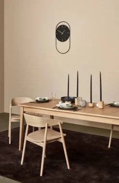 Andersen Furniture A-Wall väggklocka 41x76 cm Black-brass