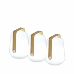 Fermob Balad bordslampa LED 3-pack Bambu-mini