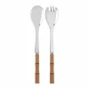 SABRE Paris Bamboo shape salladsbestick 2 delar Light wood laminated