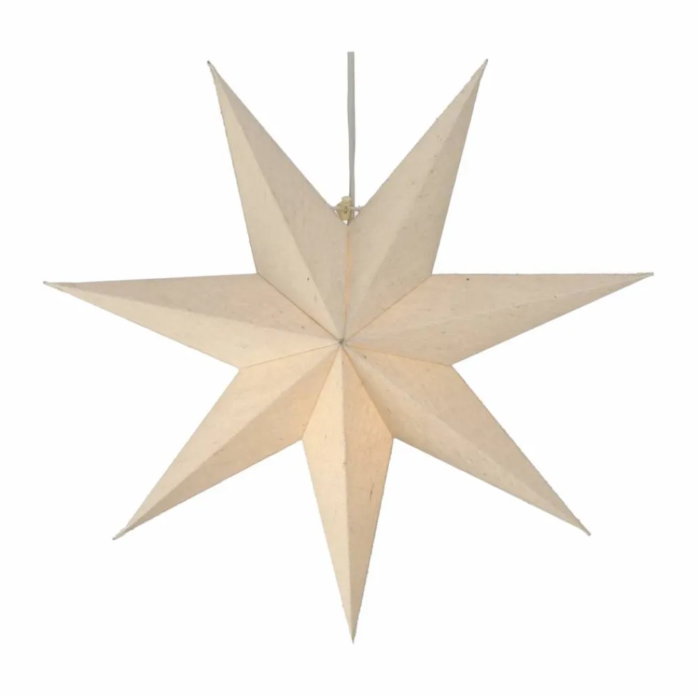 Scandi Living Bare adventsstjärna vit 45 cm