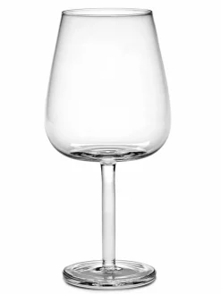 Serax Base rödvinglas Curved 65 cl