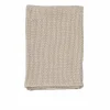 Klippan Yllefabrik Basket bomullsfilt 130x180 cm Beige