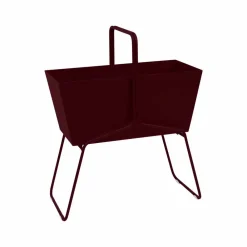 Fermob Basket high planteringsbox Black cherry (vinröd)