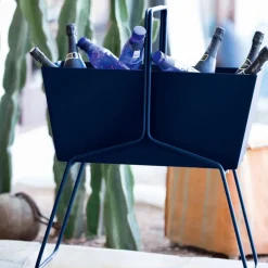 Fermob Basket high planteringsbox Frosted lemon (gul)