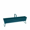 Fermob Basket long planteringsbox Acapulco blue (blå)