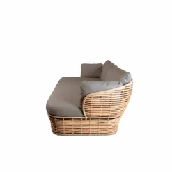 Cane-line Basket Soffa 2-sits Natural taupe dynor