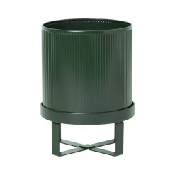 Ferm Living Bau kruka small Ø18 cm Mörkgrön