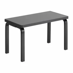 Artek 153B bänk Svartlackerad björk