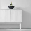 Best A2 Beam sideboard vit lack sockel i oljad ek