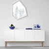 Sale A2 Beam sideboard vit lack stativ i vitoljad ek