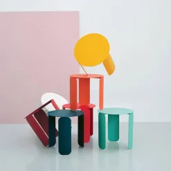 Sale Fermob Bebop Ø45 bord lågt Frosted lemon (gul)