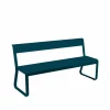 Discount Fermob Bellevie bänk med ryggstöd Acapulco blue (blå)