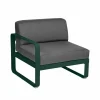 Fermob Bellevie Left modulsoffa Cedar green (grön) graphite grey dyna 1-sits