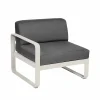 Outlet Fermob Bellevie Left modulsoffa Clay grey (grå) graphite grey dyna 1-sits