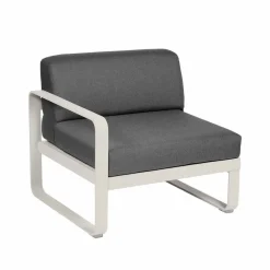 Outlet Fermob Bellevie Left modulsoffa Clay grey (grå) graphite grey dyna 1-sits