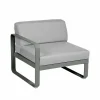 Clearance Fermob Bellevie Left modulsoffa Rosemary (grön) flannel grey dyna 1-sits