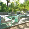 Sale Fermob Bellevie Right modulsoffa 2-sits Rosemary (grön) flannel grey dyna