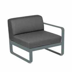 Online Fermob Bellevie Right modulsoffa Storm grey (grå) graphite grey dyna 1-sits