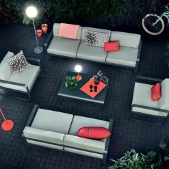 Best Fermob Bellevie 2-sits soffa Frosted lemon (gul) flannel grey dyna