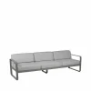 Fermob Bellevie soffa 3-sits Rosemary (grön) flannel grey dyna