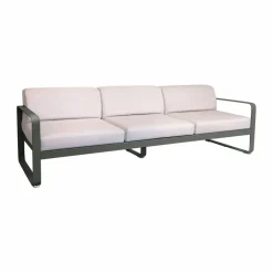 Fermob Bellevie soffa 3-sits Rosemary (grön)-pearl
