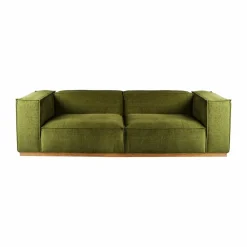 1898 Bergsdal soffa Luiza Green 3975-ekbetsad ask 3-sits