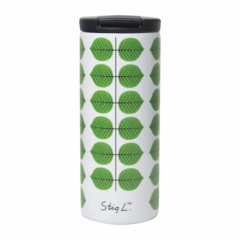 Pluto Design Berså termosmugg 0.35l Vit-grön
