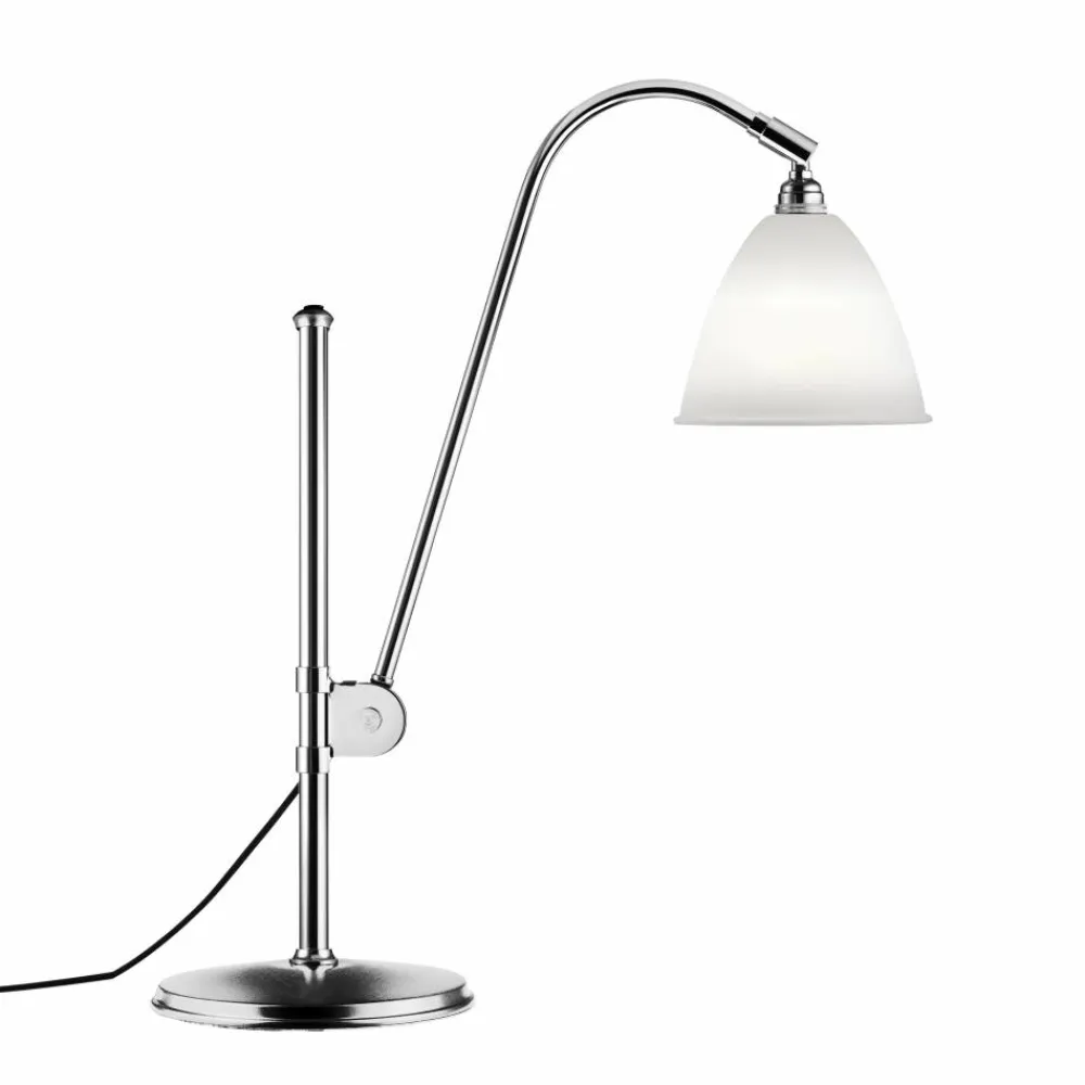 New GUBI Bestlite BL1 bordslampa benporslin-krom