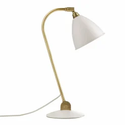 GUBI Bestlite BL2 bordslampa matt vit-mässing