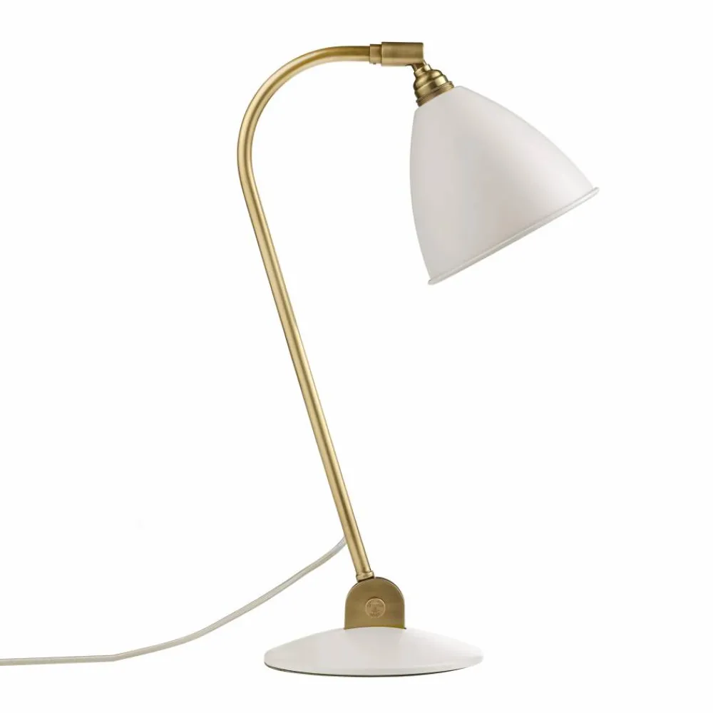 GUBI Bestlite BL2 bordslampa matt vit-mässing