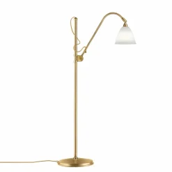 GUBI Bestlite BL3S golvlampa Bone china-brass