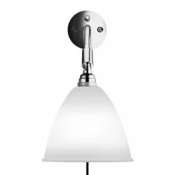 GUBI Bestlite BL7 vägglampa benporslin-krom