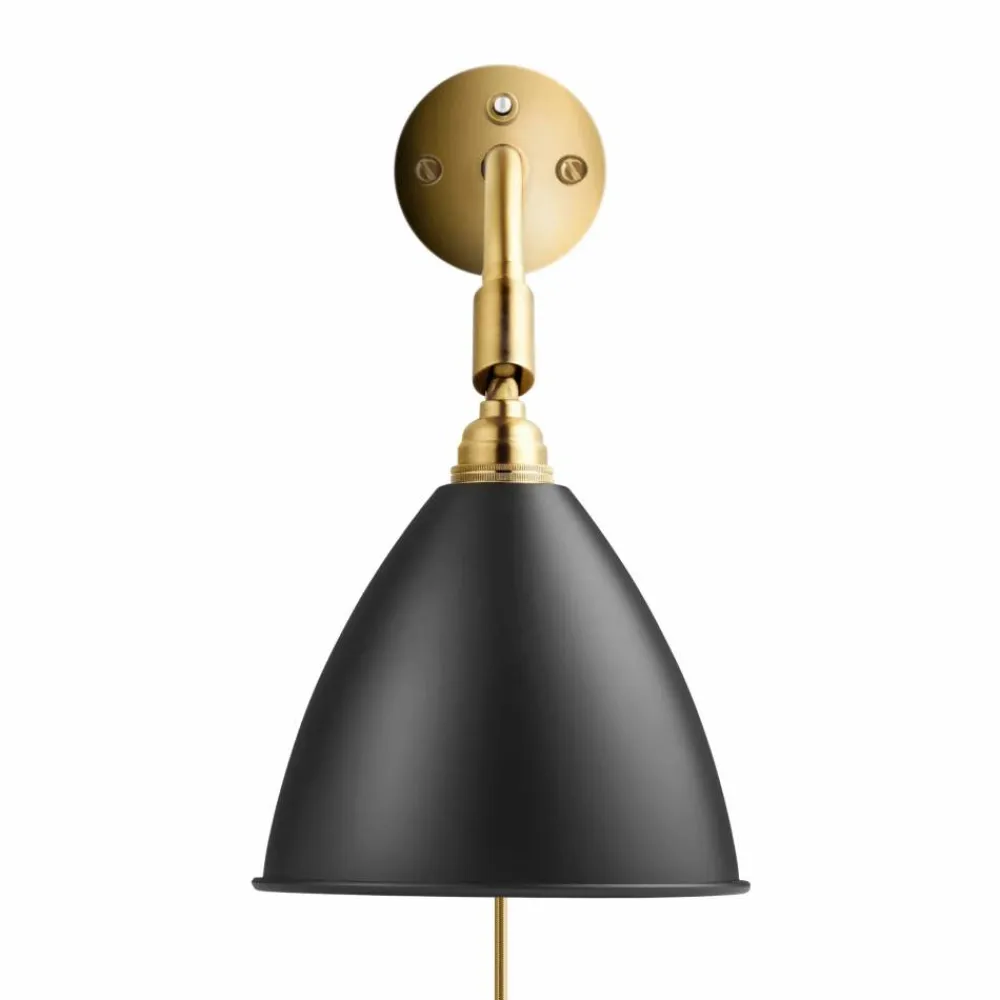 GUBI Bestlite BL7 vägglampa kolsvart-mässing