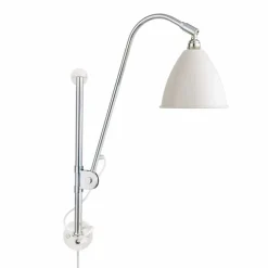 Online GUBI Bestlite BL5 vägglampa Matt vit-krom