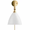 Discount GUBI Bestlite BL7 vägglampa matt vit-mässing