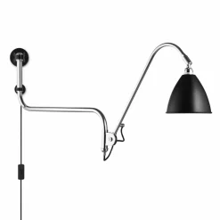 GUBI Bestlite BL10 vägglampa svart-krom