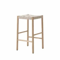 &Tradition Betty TK7 barpall oak naturflätad linnebandssits