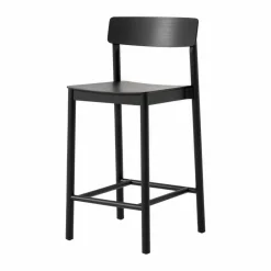 &Tradition Betty TK13 Counter Chair barstol 65 cm Svartlackad ask
