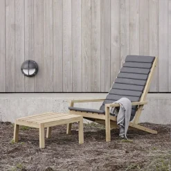 Fritz Hansen Between Lines däckstolsdyna tyg outdoor textile ash