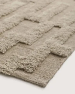 Tinted Bielke ullmatta 200x300 cm Beige-melange