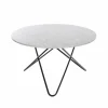 Discount OX Denmarq Big O Table matbord Marmor carrara svart stativ