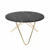 Online OX Denmarq Big O Table matbord Marmor marquina mässingsstativ