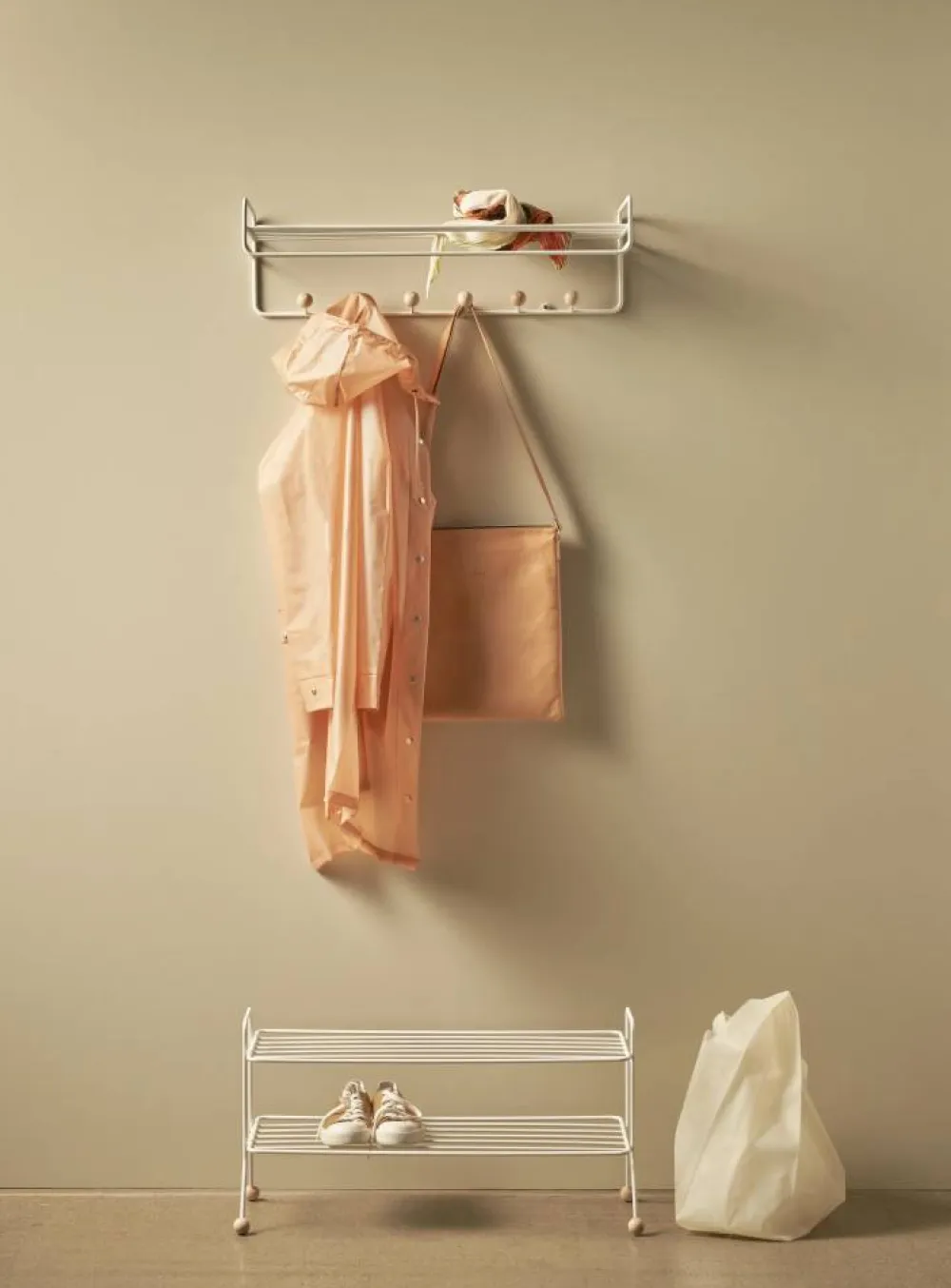 Maze Bill Hat rack hatthylla Greige